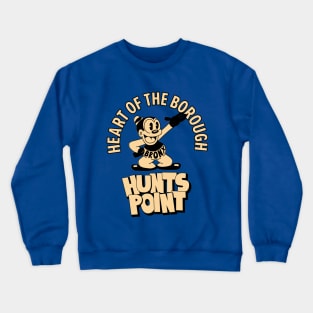 Hunts Point Bronx NYC - Comic-Style Neighborhood Vibe Crewneck Sweatshirt